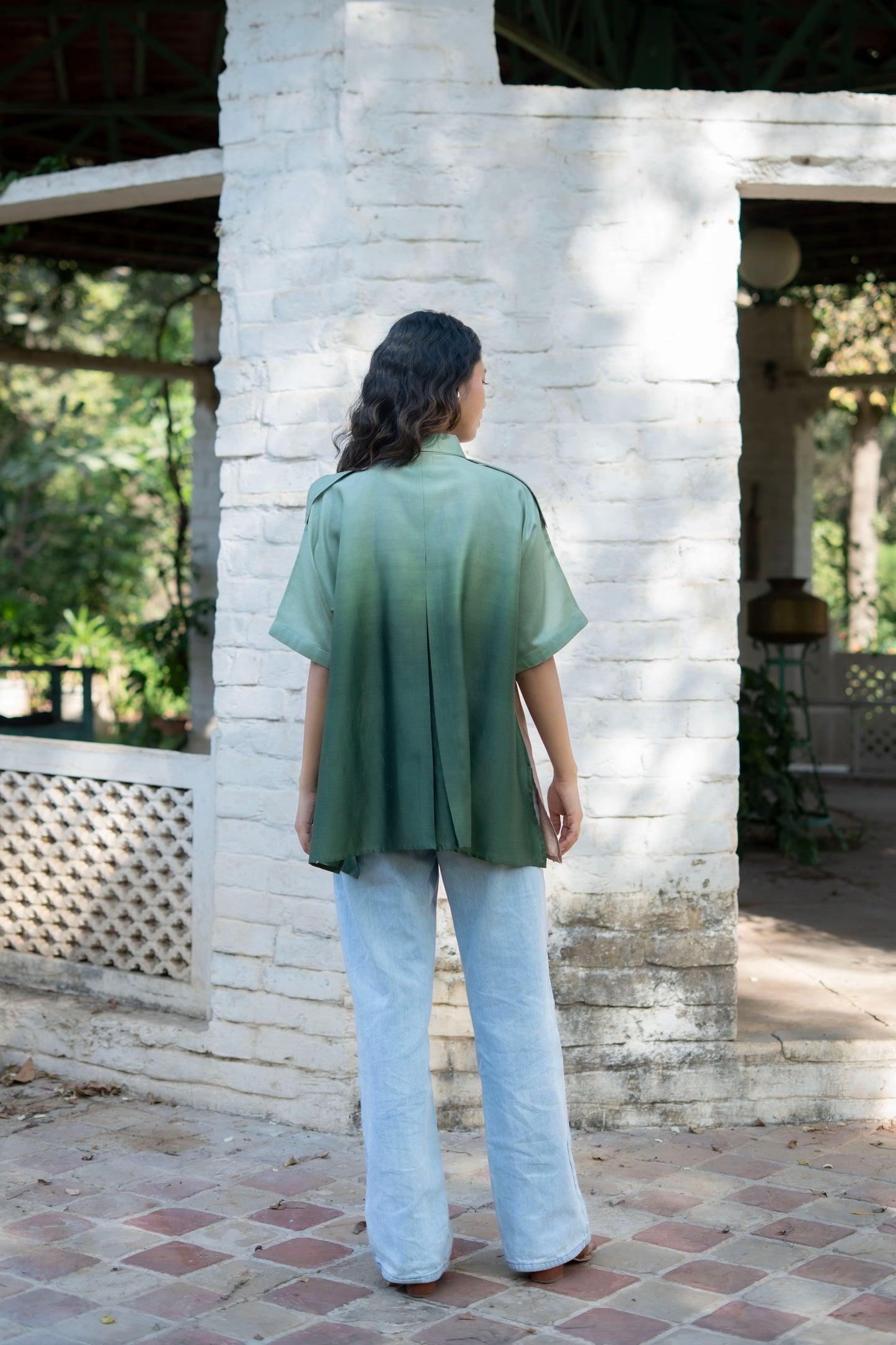 Kai Shirt Multi Green