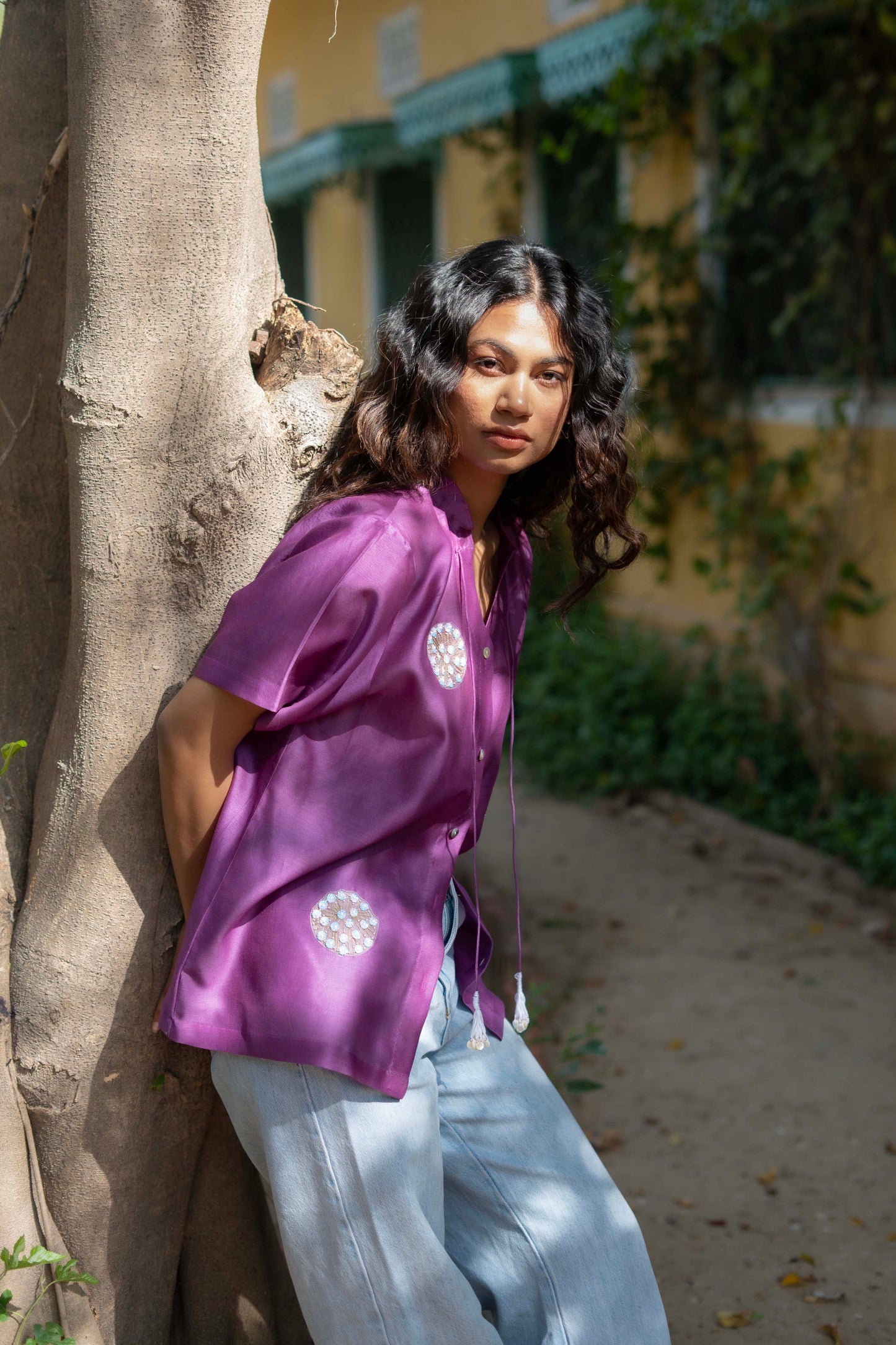 Greece Shirt Lavender