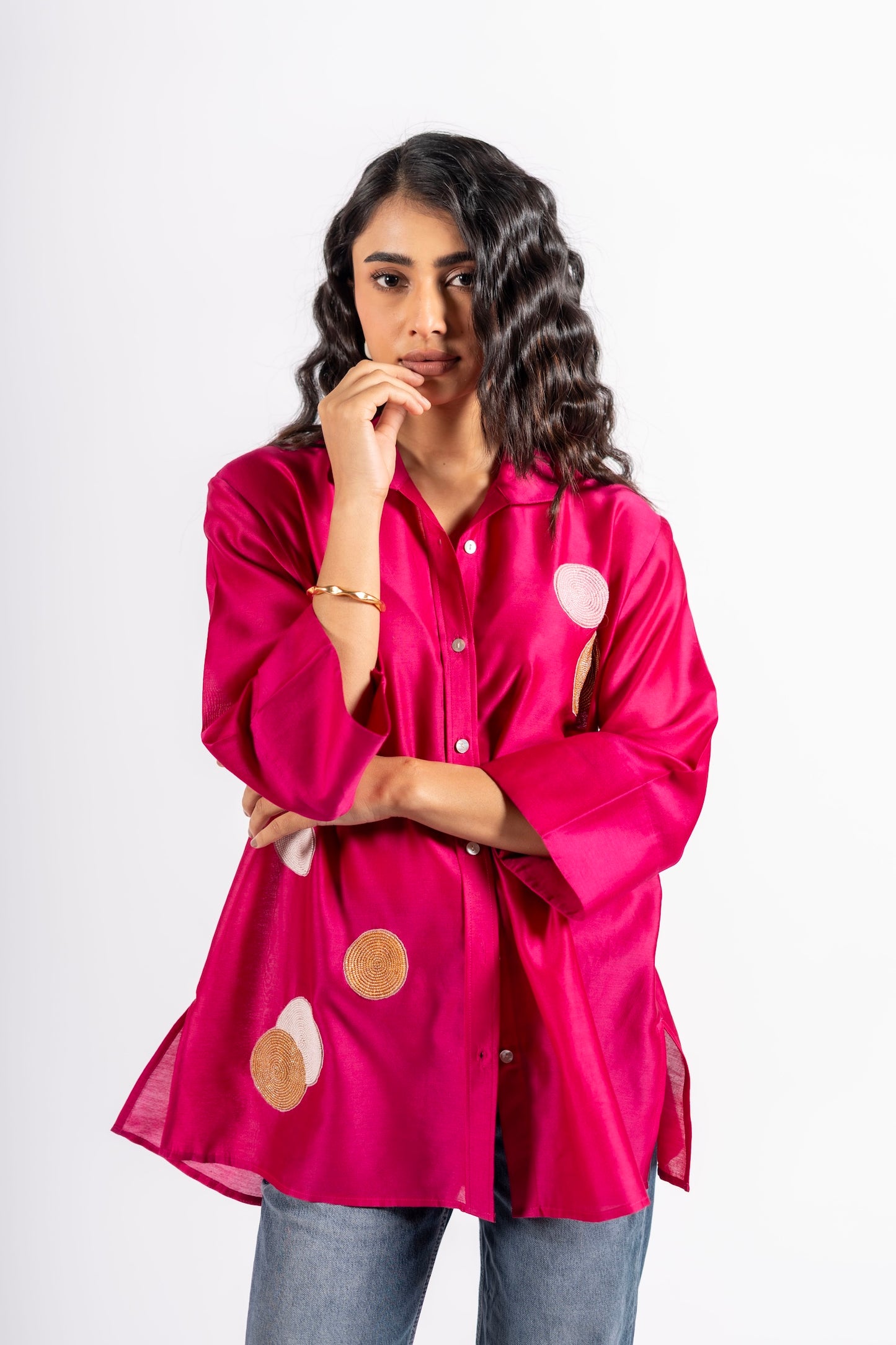 Saint Shirt Magenta Pink