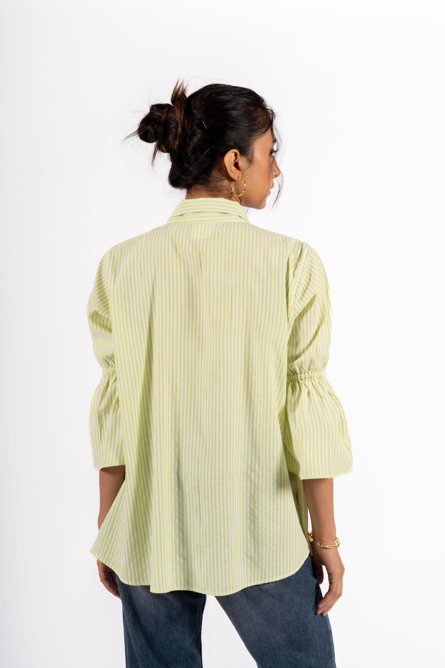 Pacific Shirt Seersucker Green