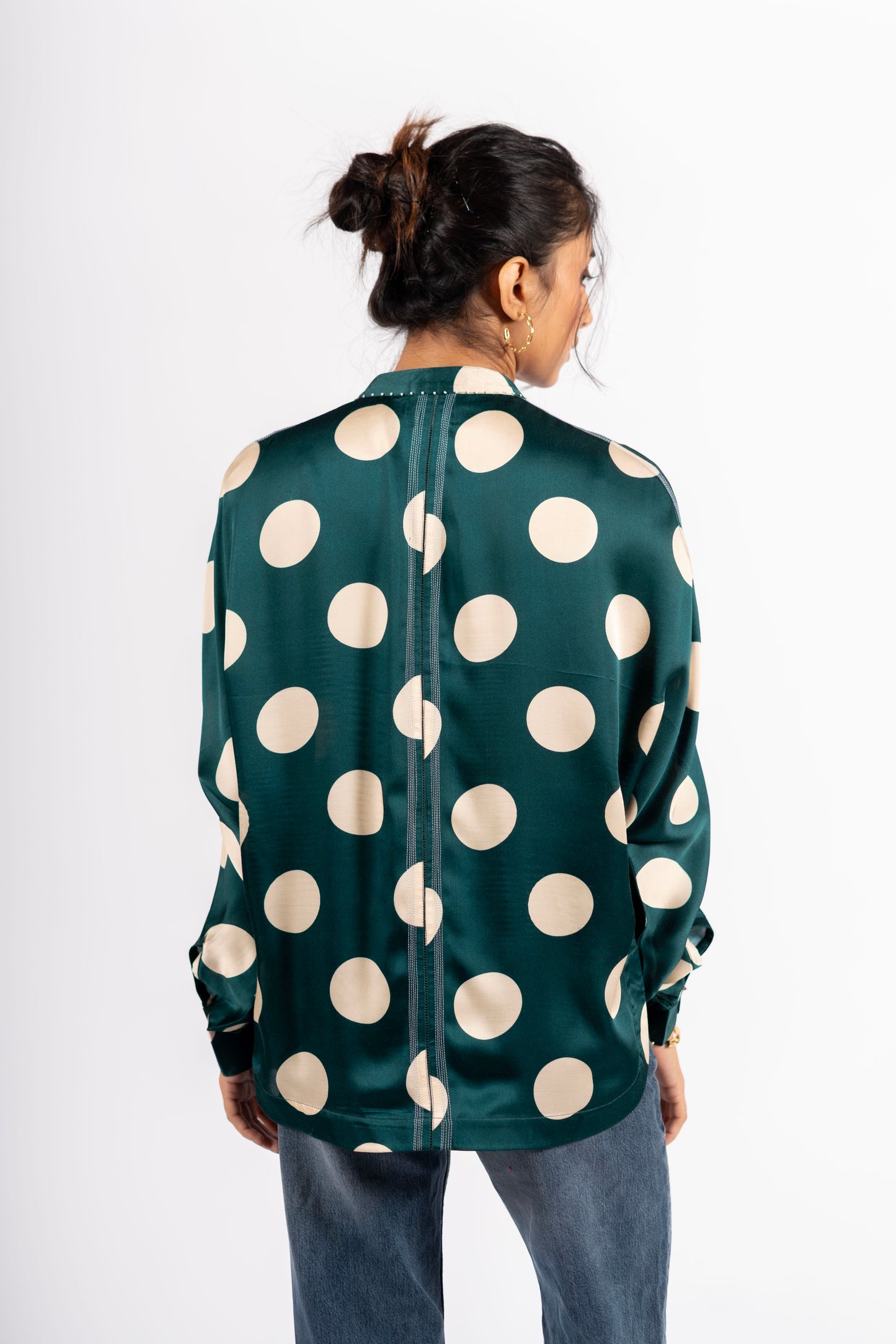 Vision Shirt Polka Green