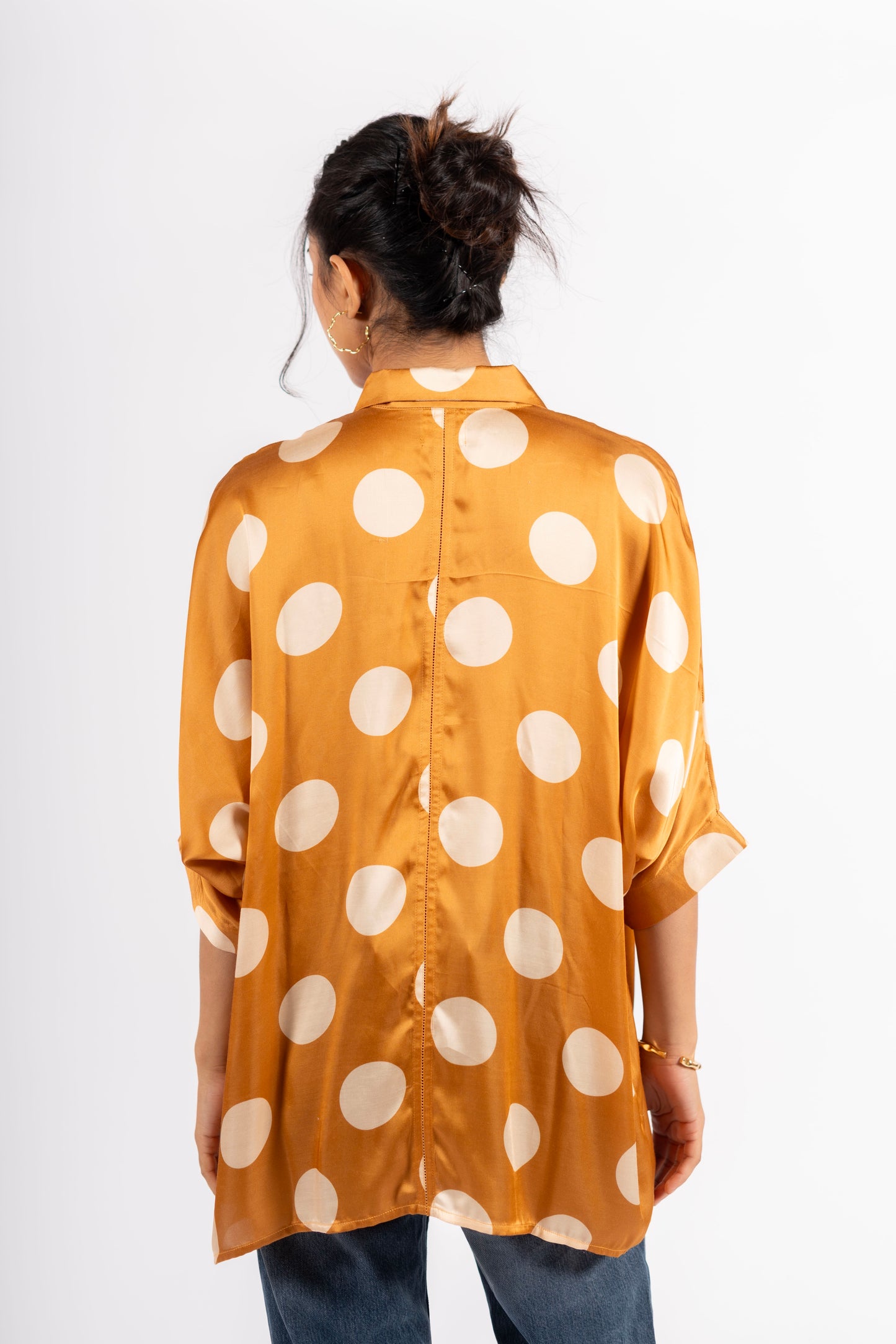 Moondust Shirt Polka Mustard