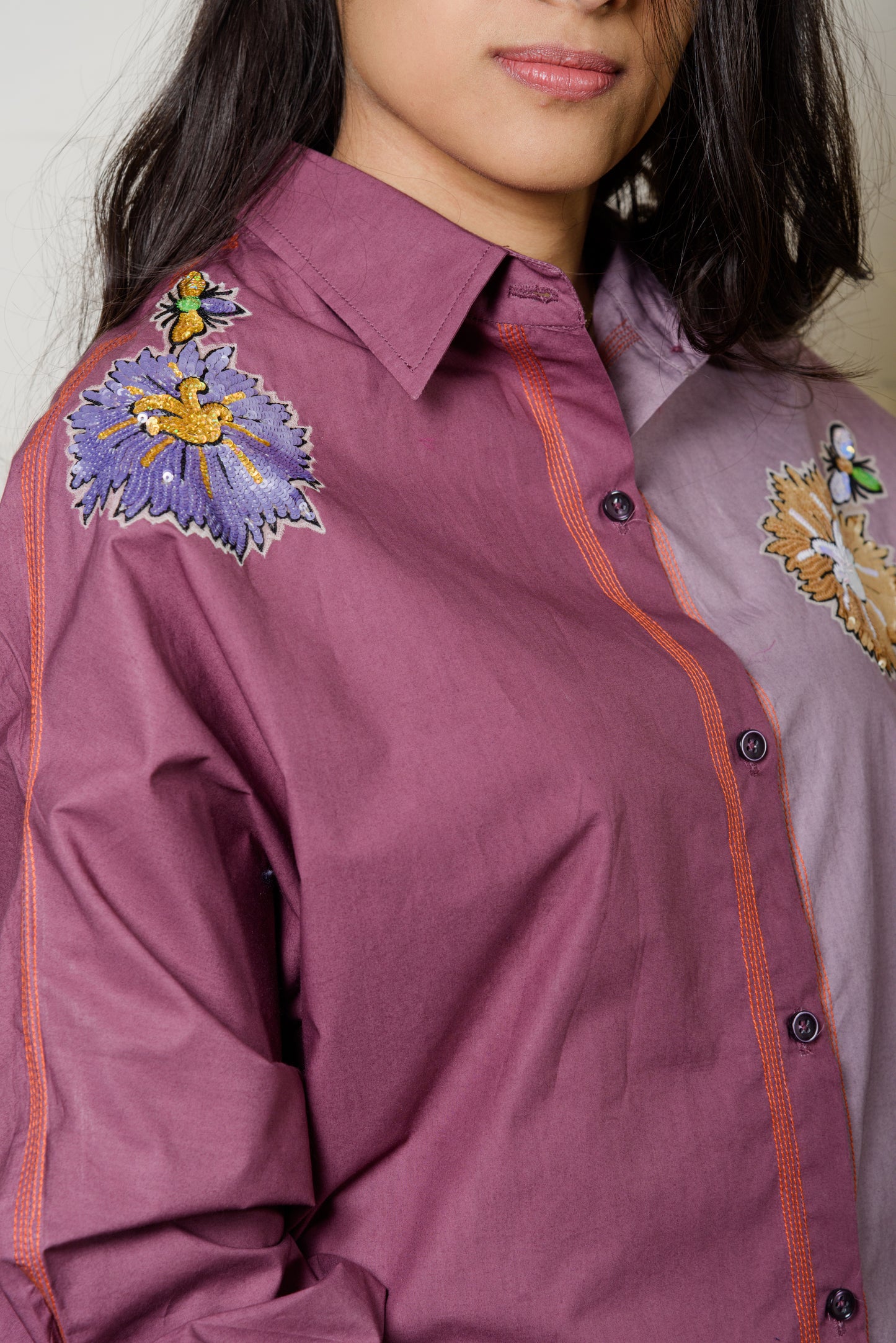 Two Tone Lily Shirt