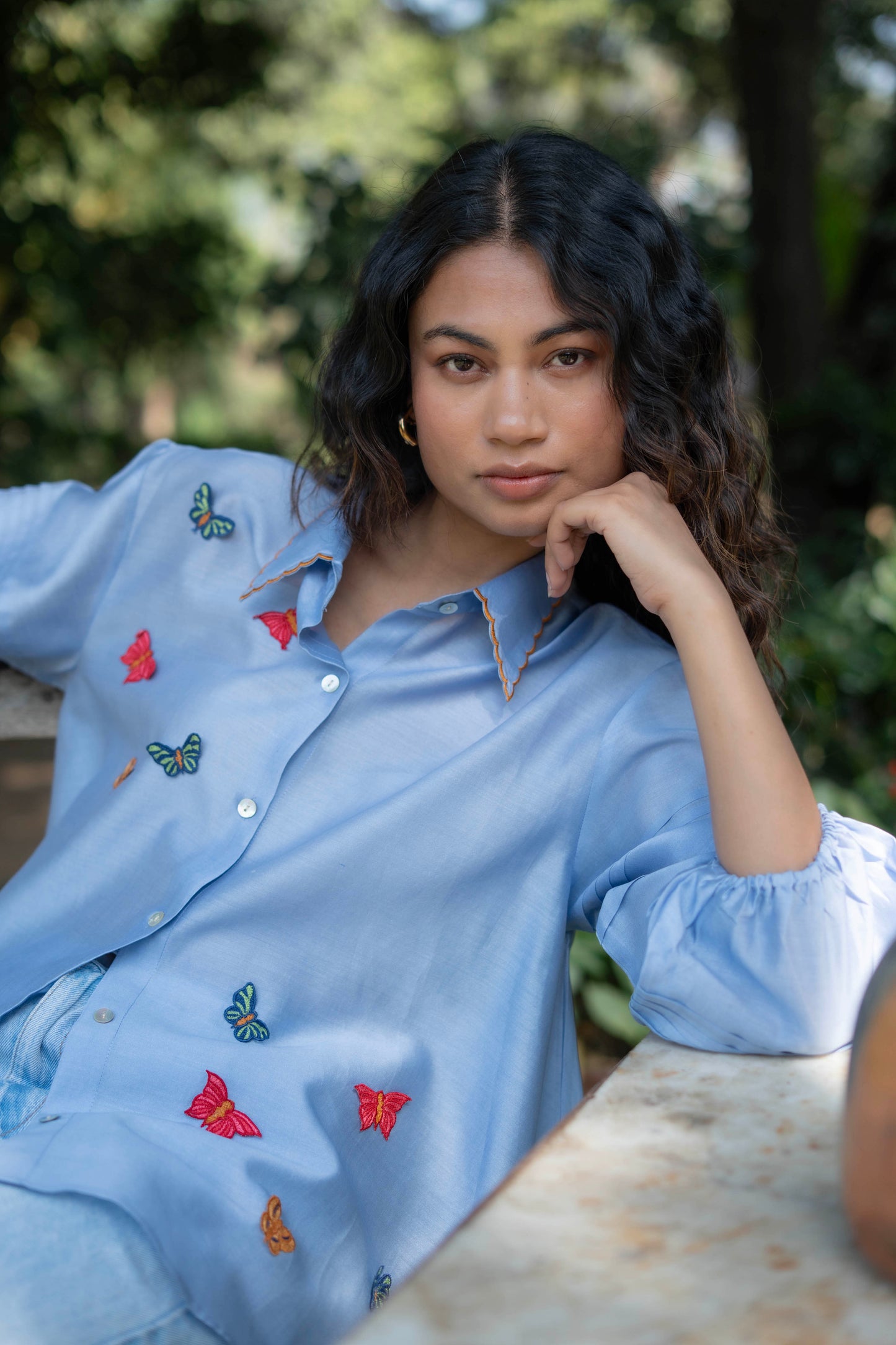 Flutter Shirt Cloud Blue