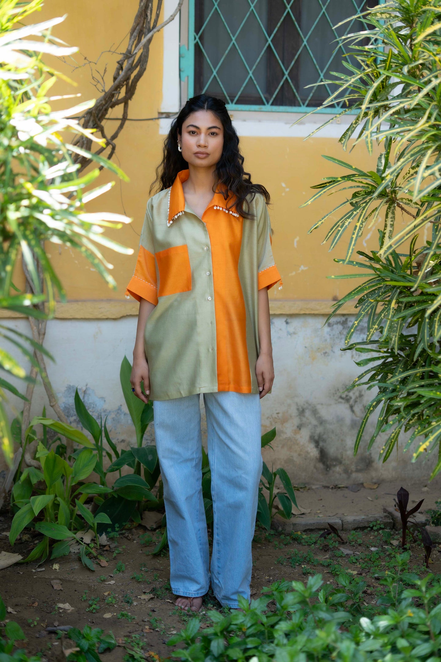 Tokyo Shirt Mint Orange