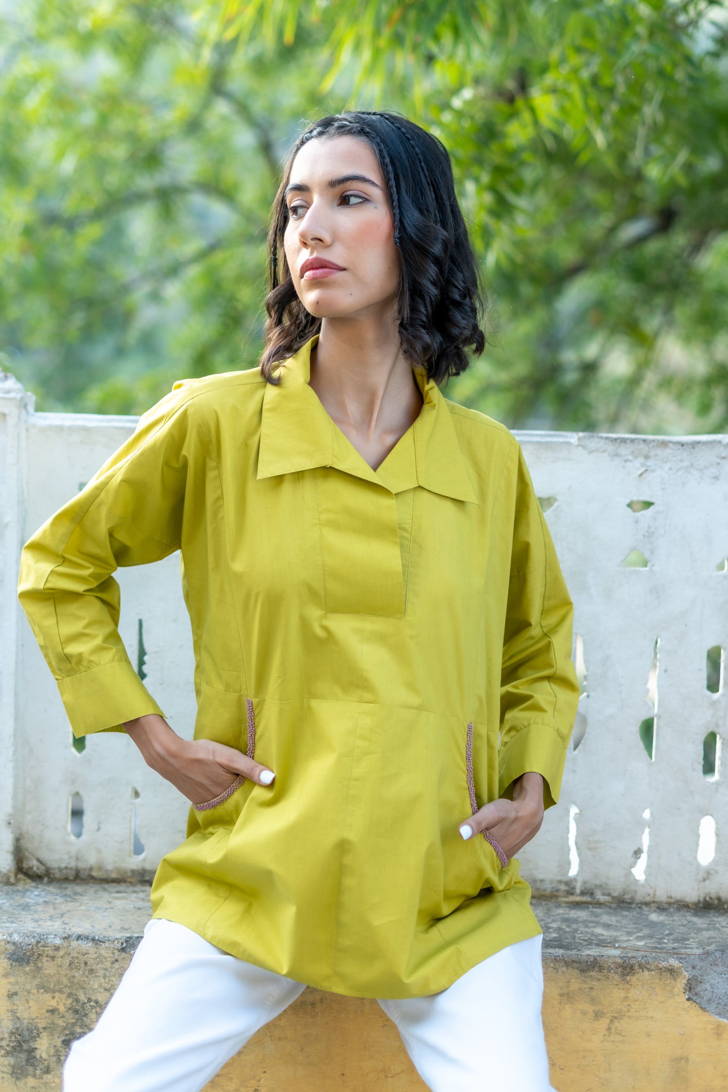 Petunia Shirt Citrine