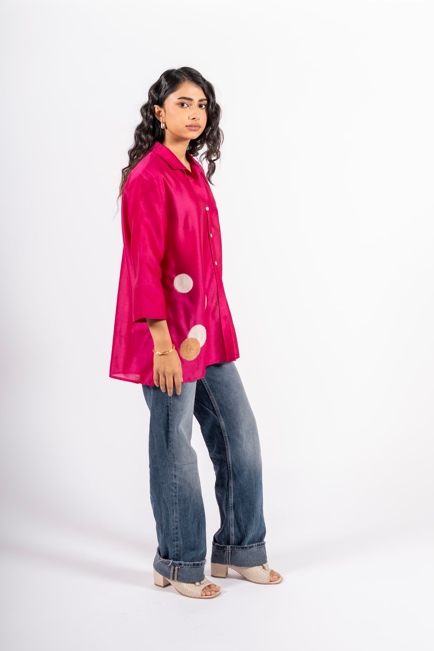 Saint Shirt Magenta Pink