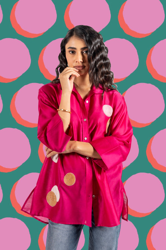 Saint Shirt Magenta Pink