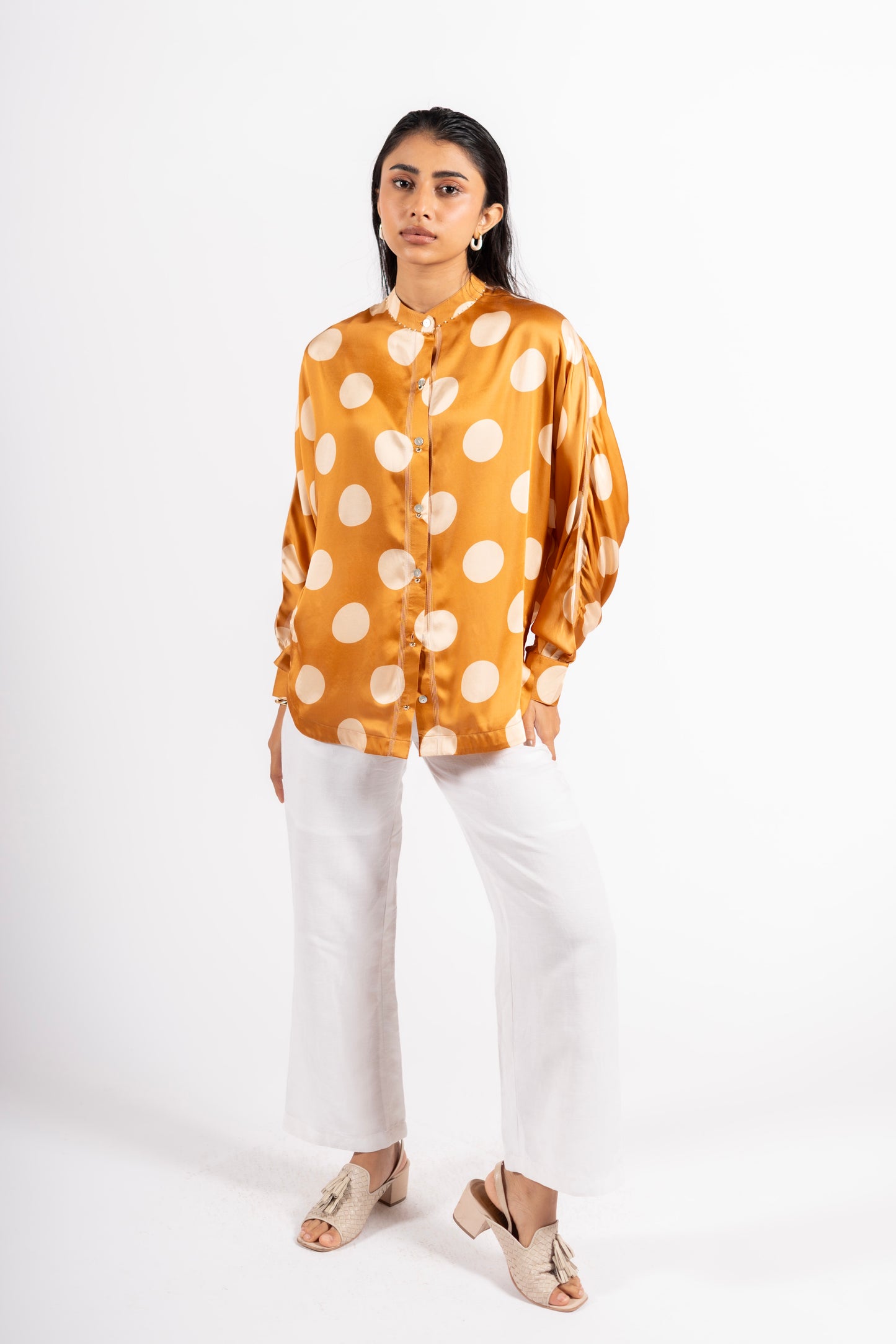 Vision Shirt Polka Yellow