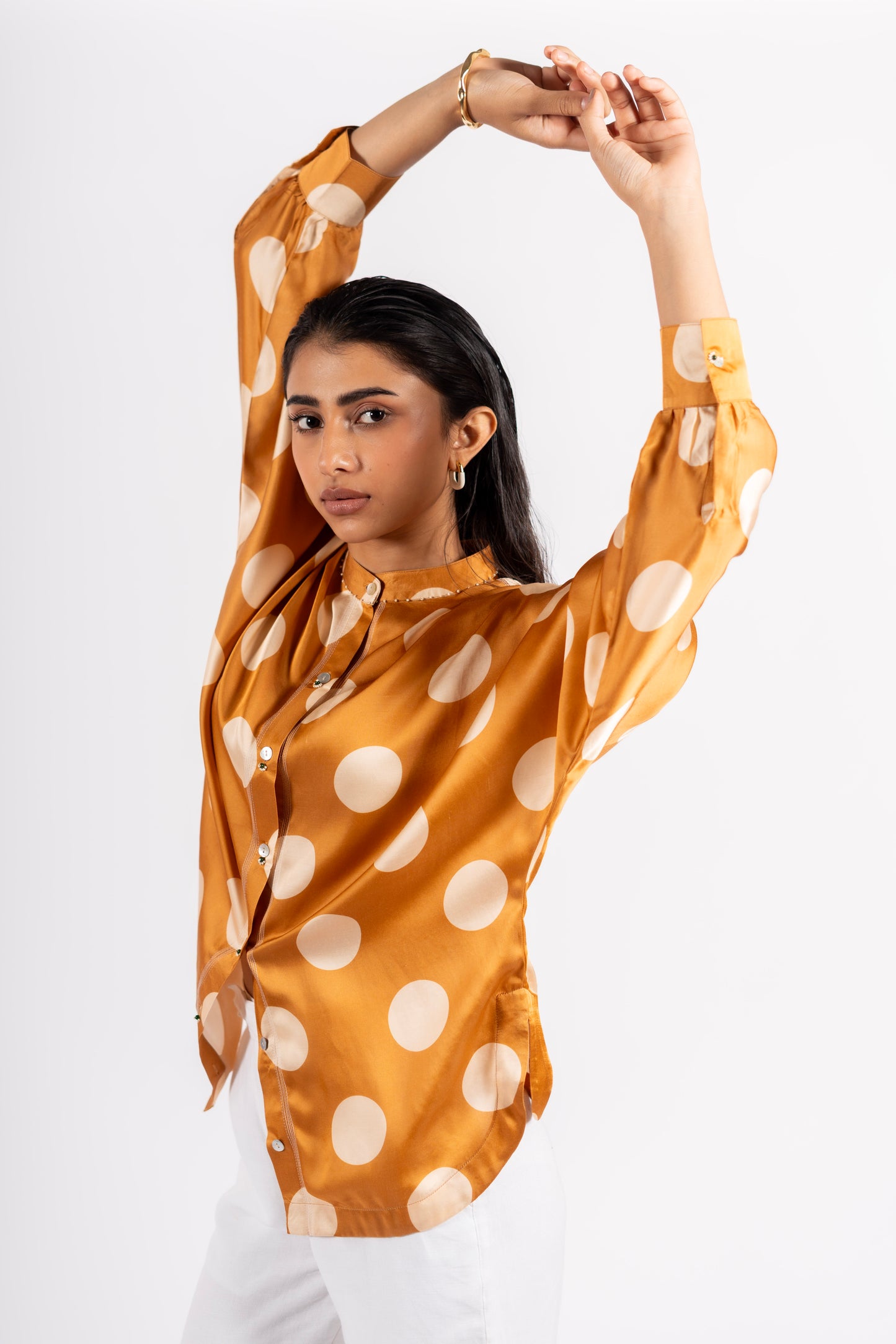 Vision Shirt Polka Yellow