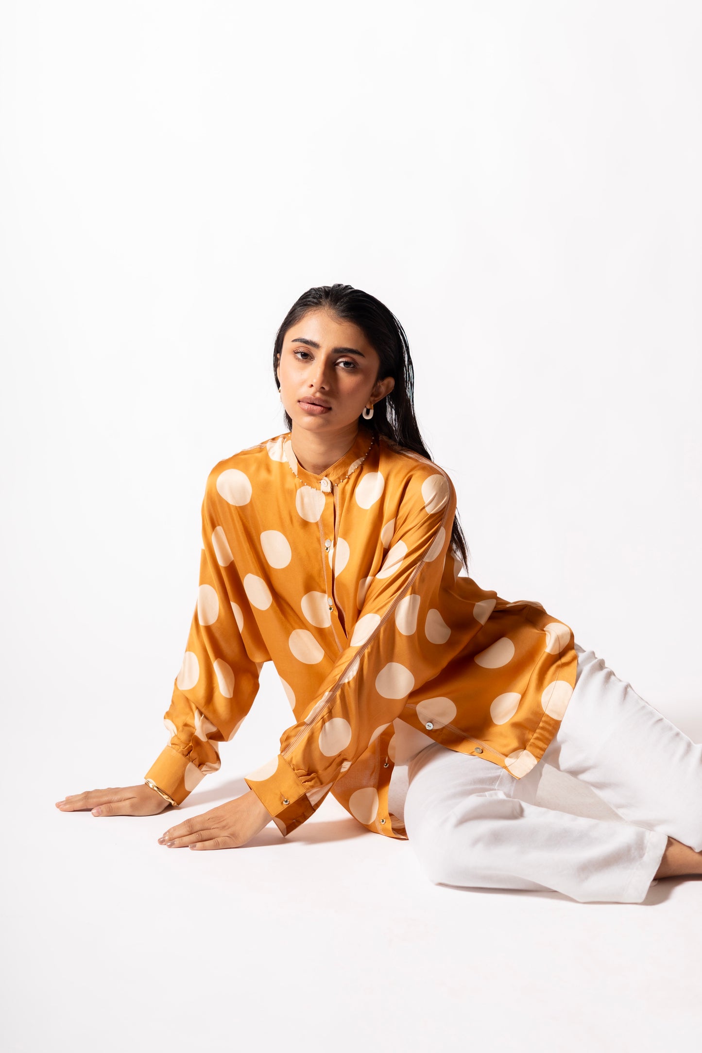 Vision Shirt Polka Yellow