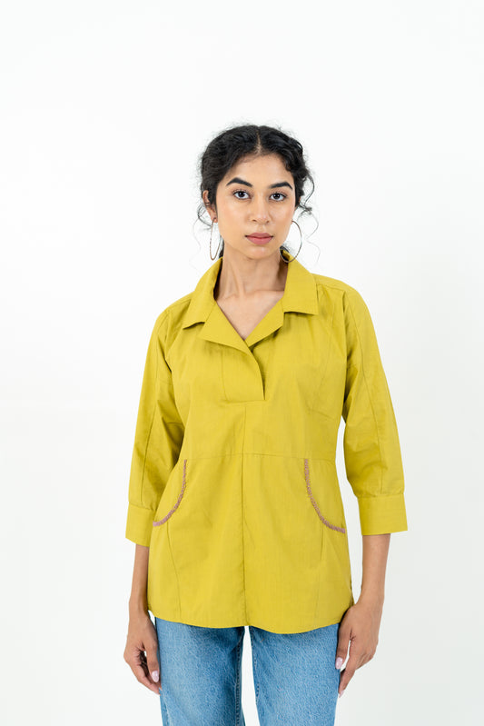 Petunia Shirt Lime