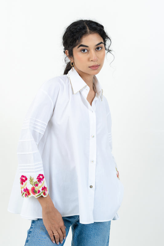 Poppy Shirt White