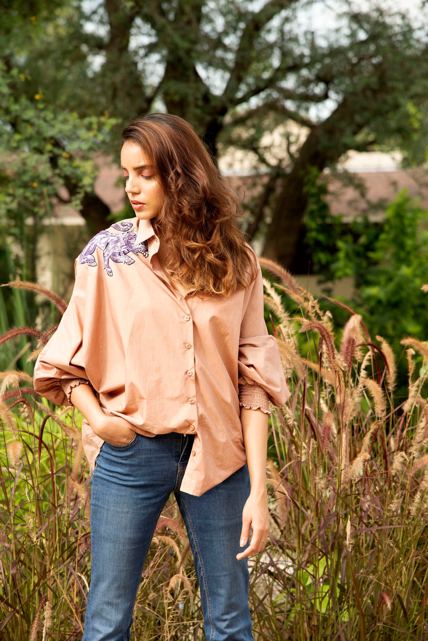 Lily Shirt Taupe