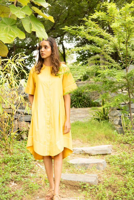 Daffy Dress Yellow