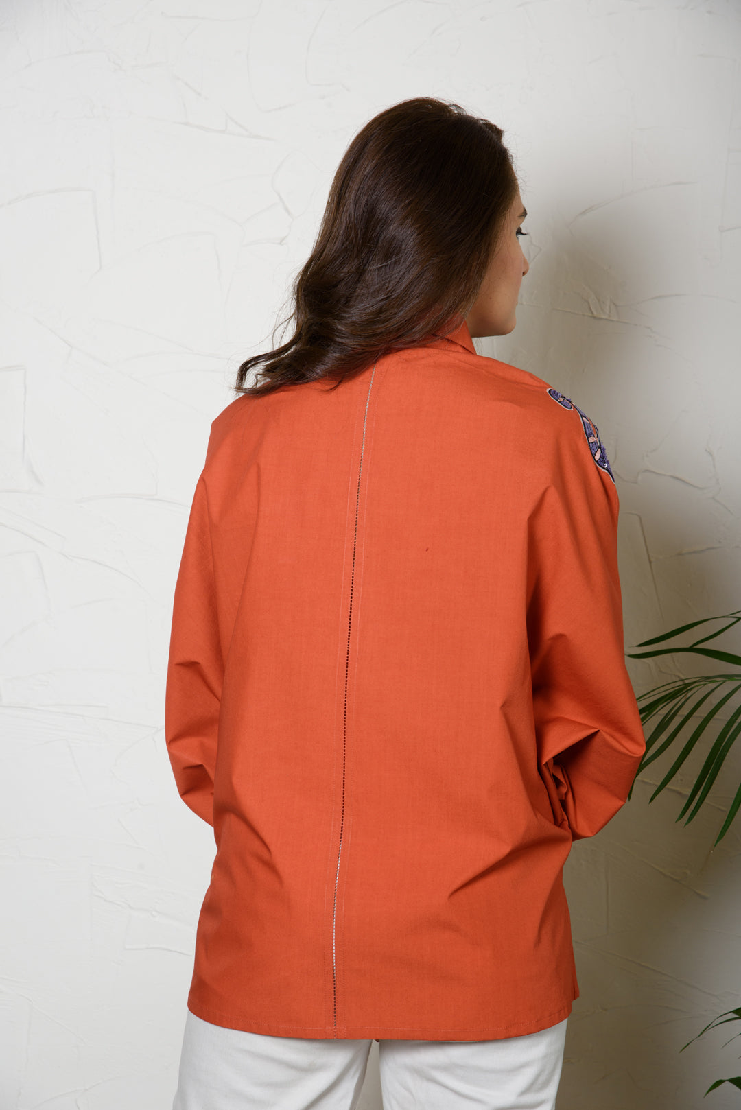 Lily Shirt Rust Orange