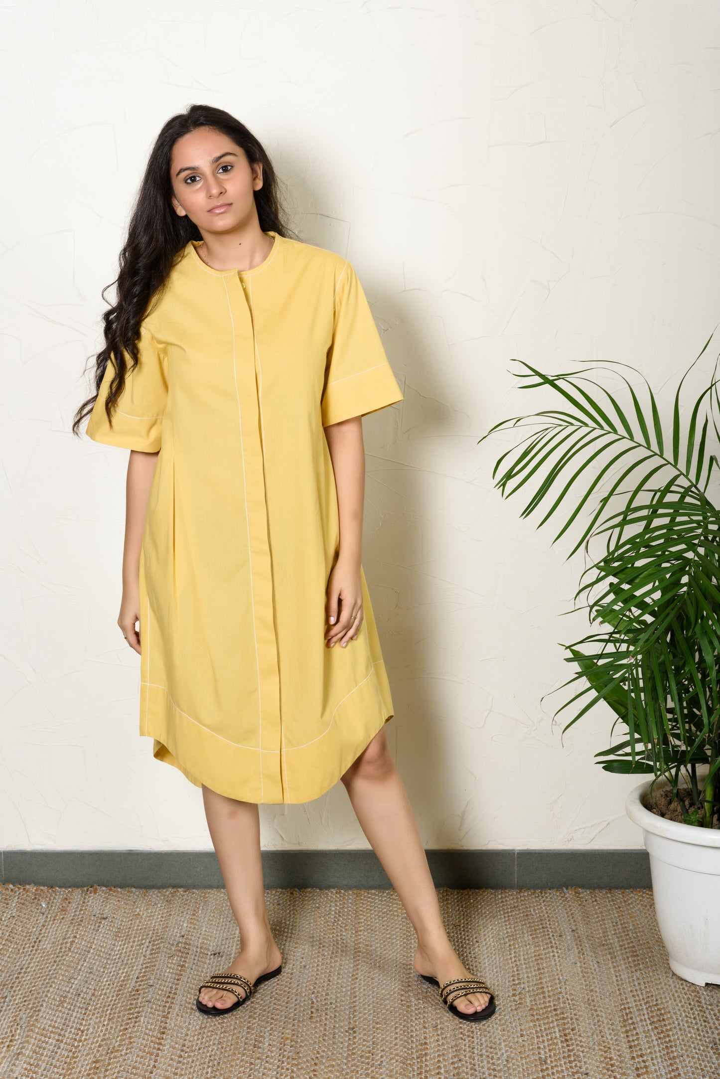 Daffy Dress Yellow