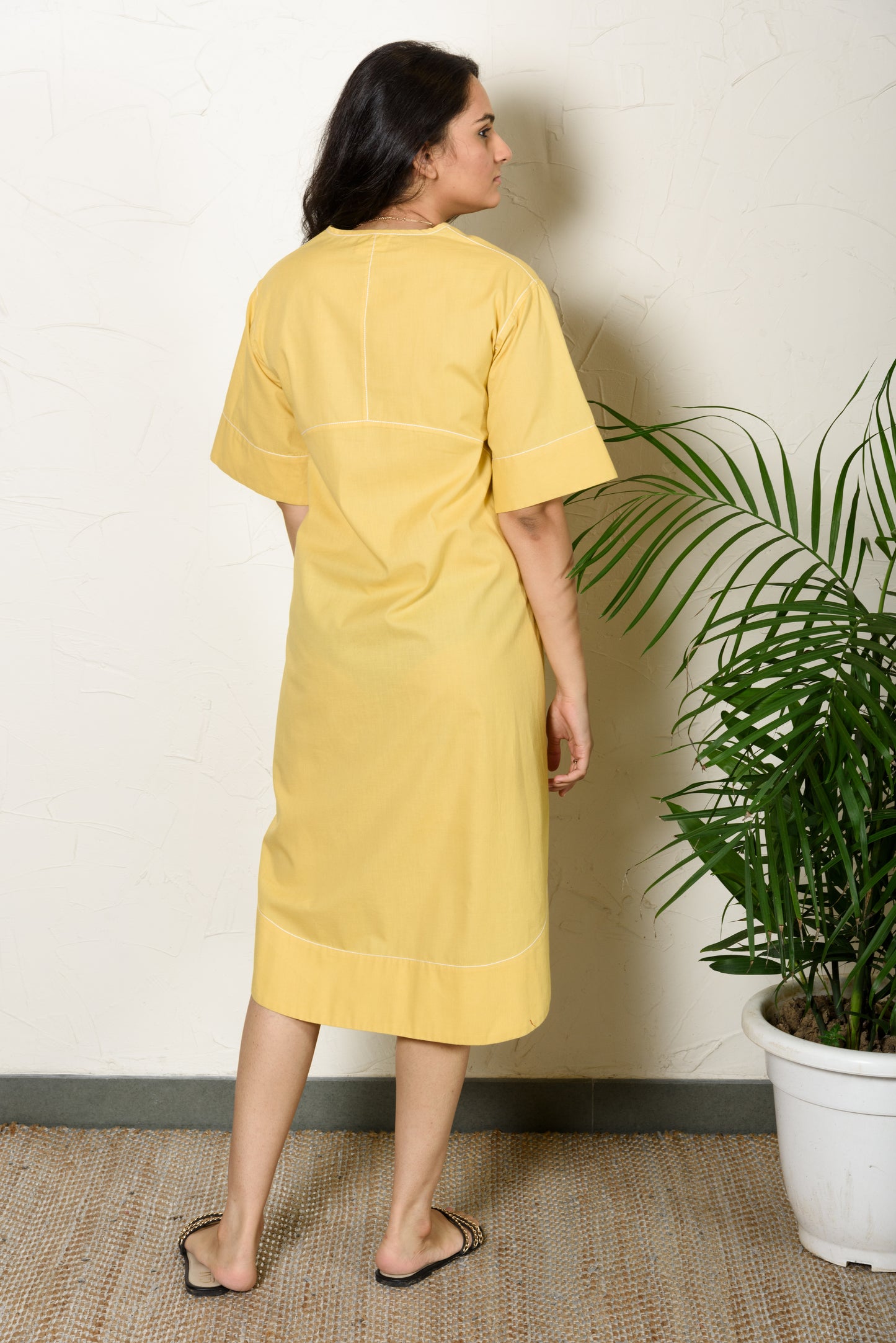 Daffy Dress Yellow