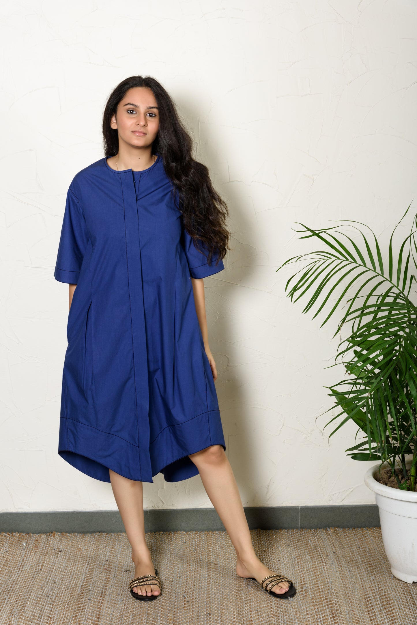 Daffy Dress Navy