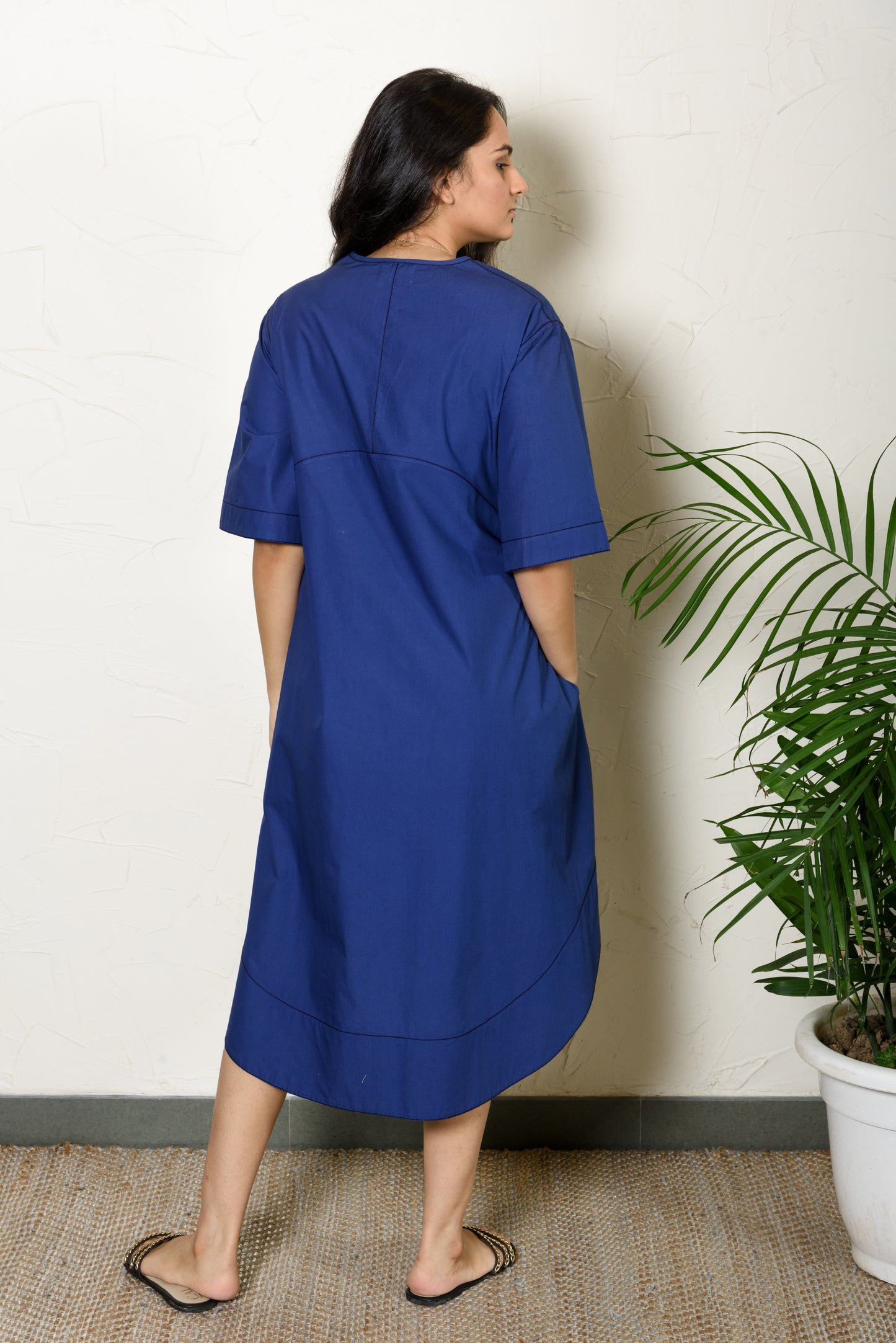 Daffy Dress Navy