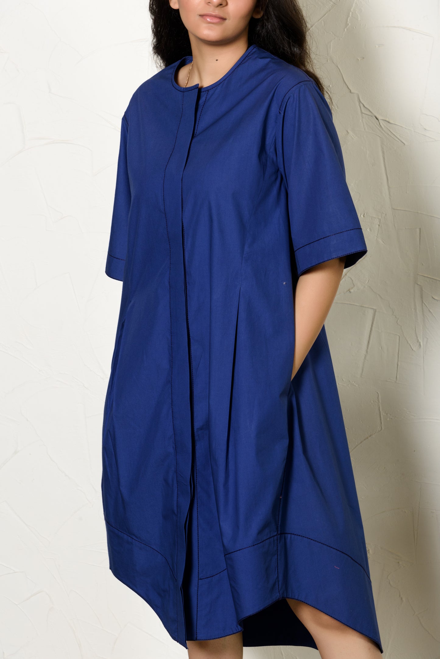 Daffy Dress Navy