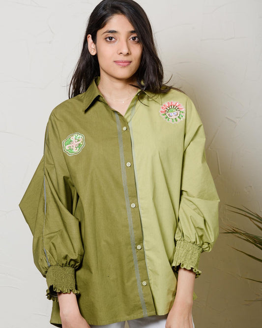 Two Tone Lily Shirt