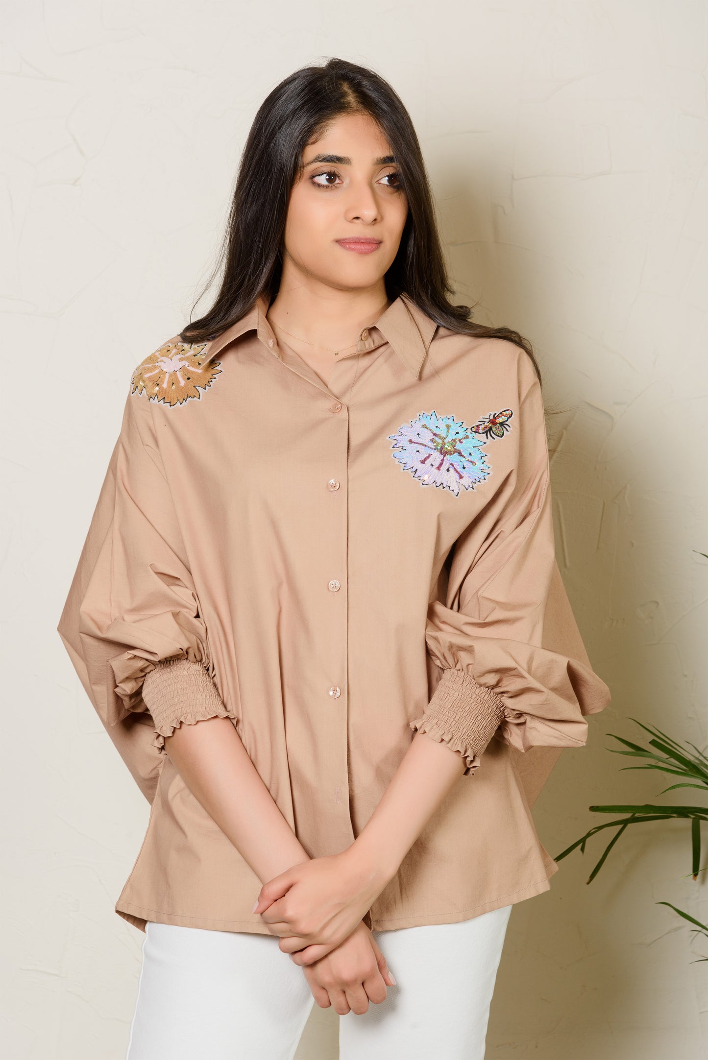 Lily Shirt Taupe